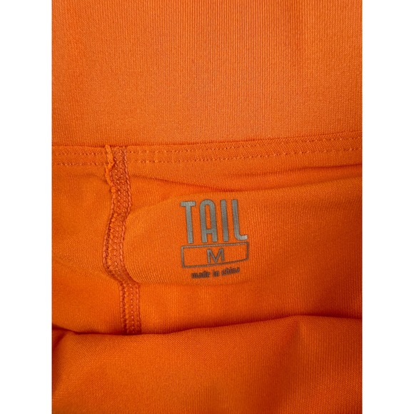 TAIL Women's Athletic Skort Orange Ruffle Hem‎ Tennis Golf Activewear - Picture 5 of 5